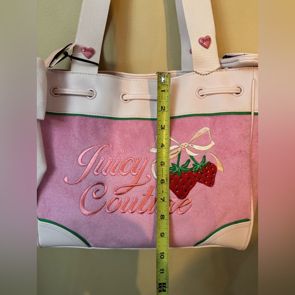 Juicy Couture Pink and Blush Tote with Heart Charm - Picture 5 of 8